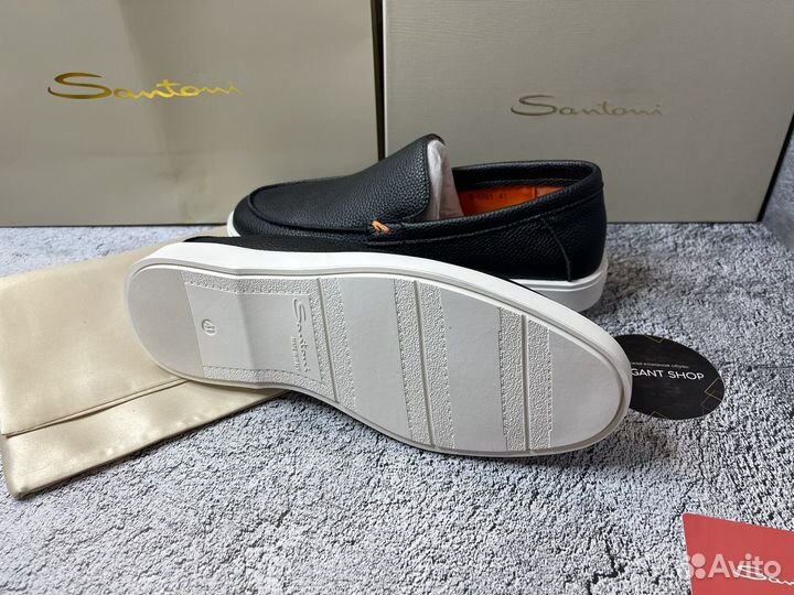 Лоферы Santoni мужские