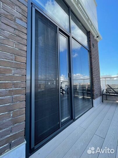 Москитная сетка плиссе