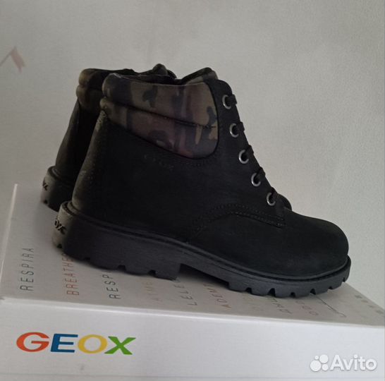 Geox кожа новые ботинки оригинал