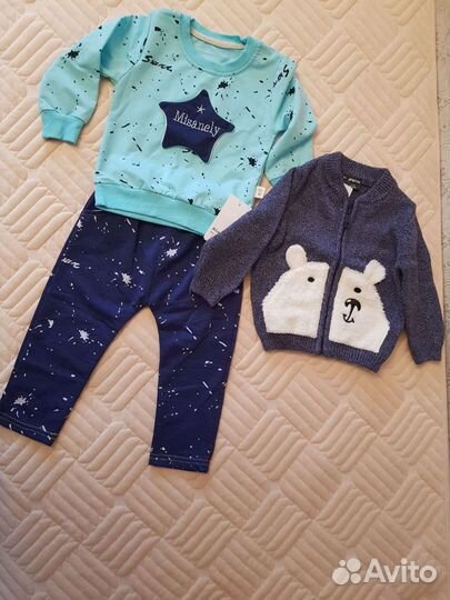Костюм и кофта для мальчика новые