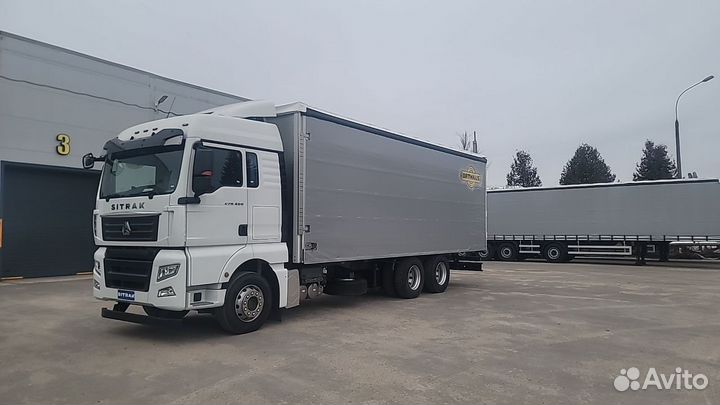 Тентованный грузовик 51 м³ Промавто на SITRAK C7H, 2024