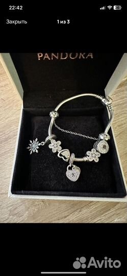 Pandora браслет с шармами