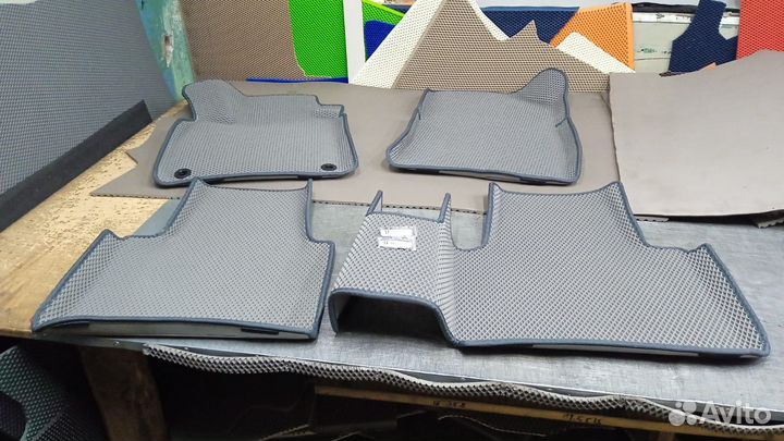 Eva ева эва коврики с бортами 3D в авто
