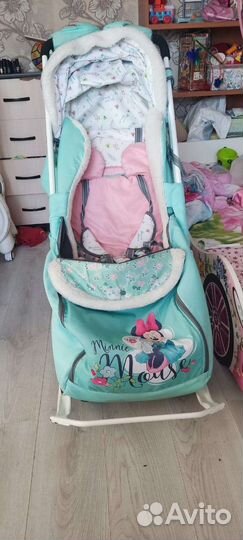 Детские санки коляска