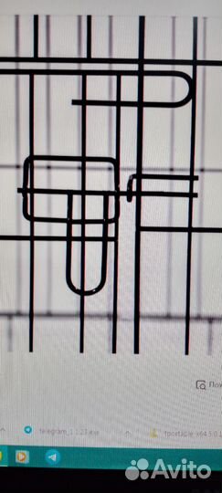 Клетка для животных с 2-мя дворцами металл