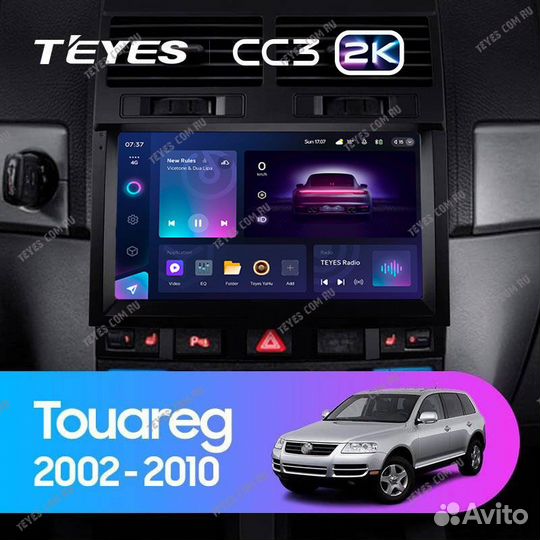 Магнитола Volkswagen Touareg 2002-10 Teyes 4/32 F2