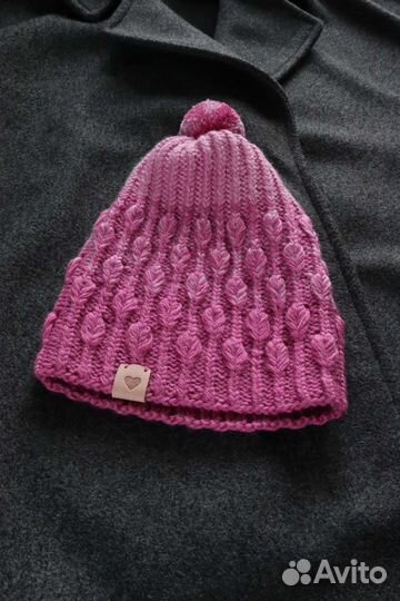 Шапка с помпоном