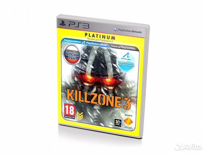 Killzone 3 Platinum витринный образец (PS3)