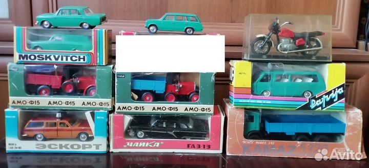 Модели автомобилей 1:43 СССР