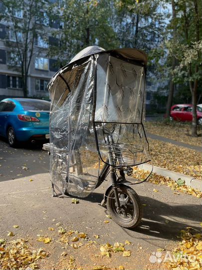 Дождевик на электровелосипед