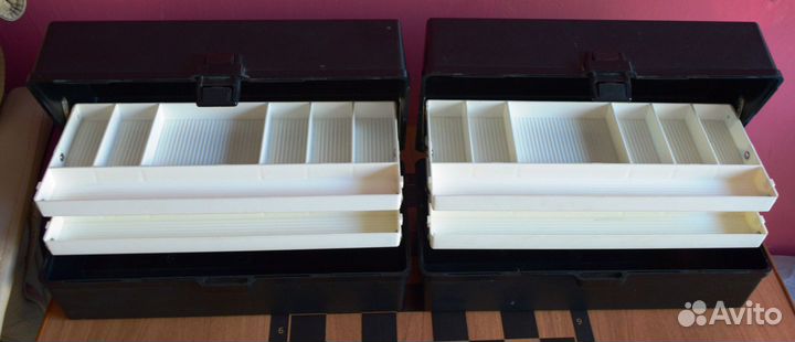 Органайзер-чемодан для фурнитуры,монет и т.д