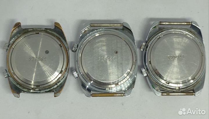 Часы Полёт PolJot с будильником СССР 3 штуки