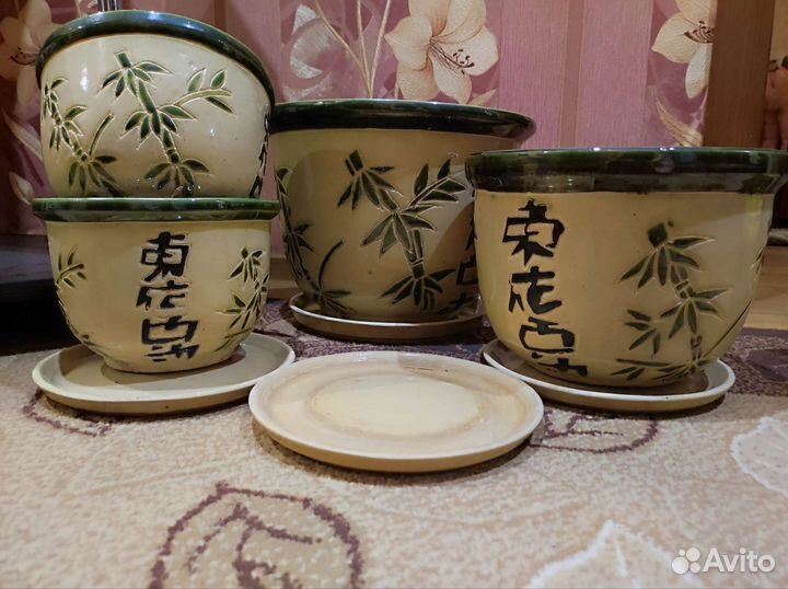 Керамические горшки