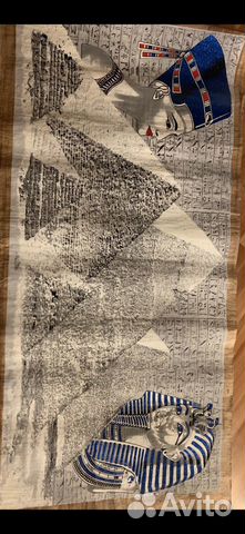 Картина из египта на папирусе