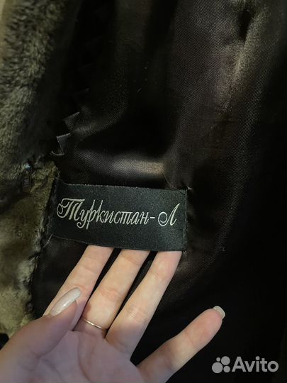 Шуба из мутона 42 размер