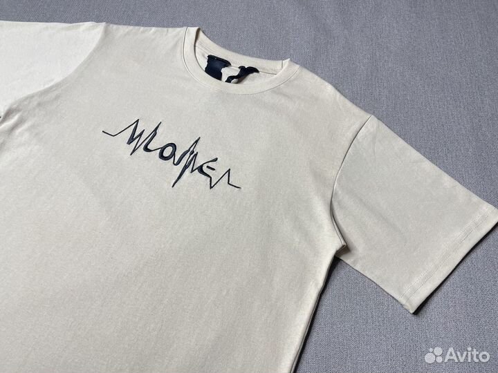 Футболка Vlone Pulse бежевая