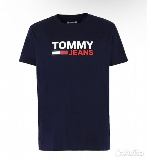 Новая синяя футболка Tommy Hilfiger L