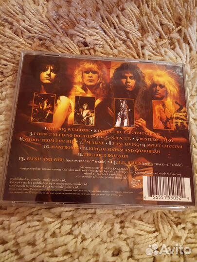 W.A.S.P. – Inside The Electric Circus 1997 CD