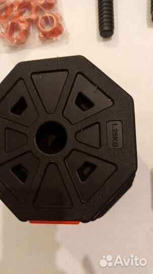 Набор гантелей 4 х 1 кг + 4 х 1.25 кг (9 кг всего)