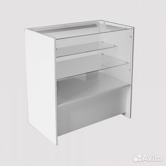Прилавки остекленные с полками (пр-02,пр-03,пр-05)