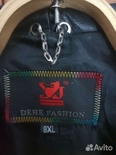 Плащ кожаный