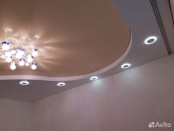 Натяжные потолки матовые и глянцевые