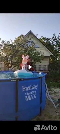 Каркасный бассейн intex