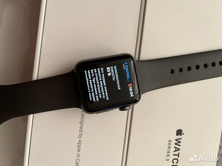 Часы apple watch 3 38 mm