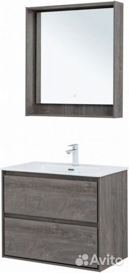 Мебель для ванной Aquanet Милан 80 дуб рошелье