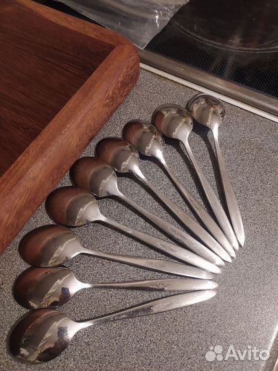 Ложки с логотипом авиакомпании Аэрофлот