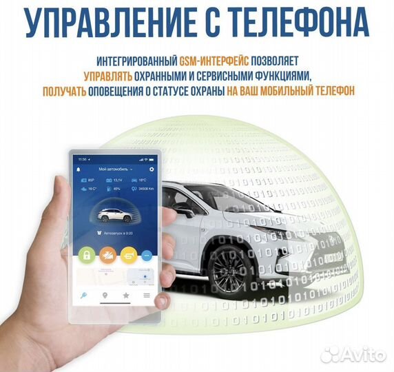 Автозапуск с телефона Starline s96v2