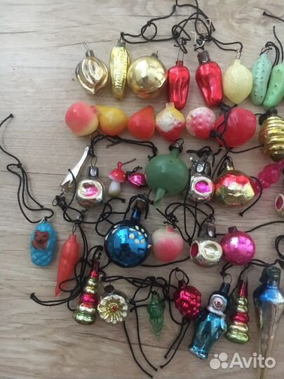 Елочные игрушки СССР