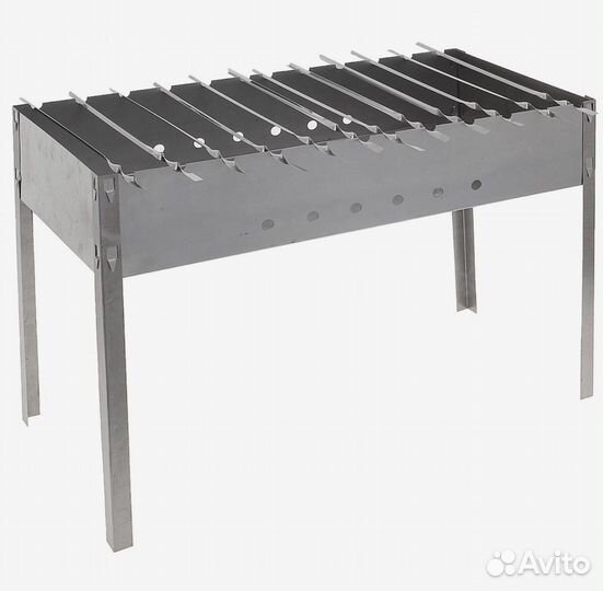 Мангал разборный (шампуры в комплекте 12шт)