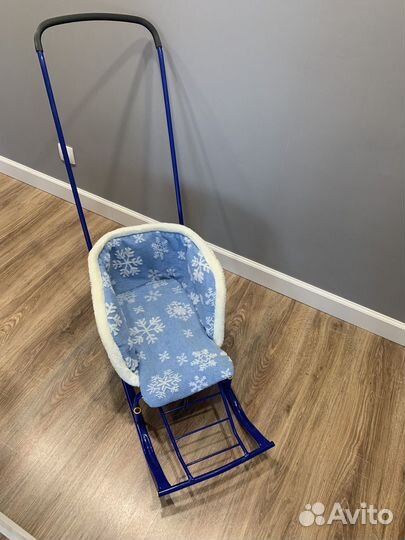 Детские санки с колесами