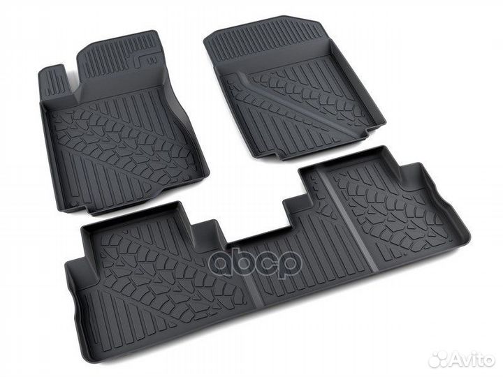 Коврики салона полиуретан черный Honda CR-V IV