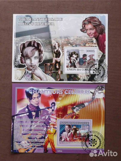 Знаменитые люди 9 красочных блоков