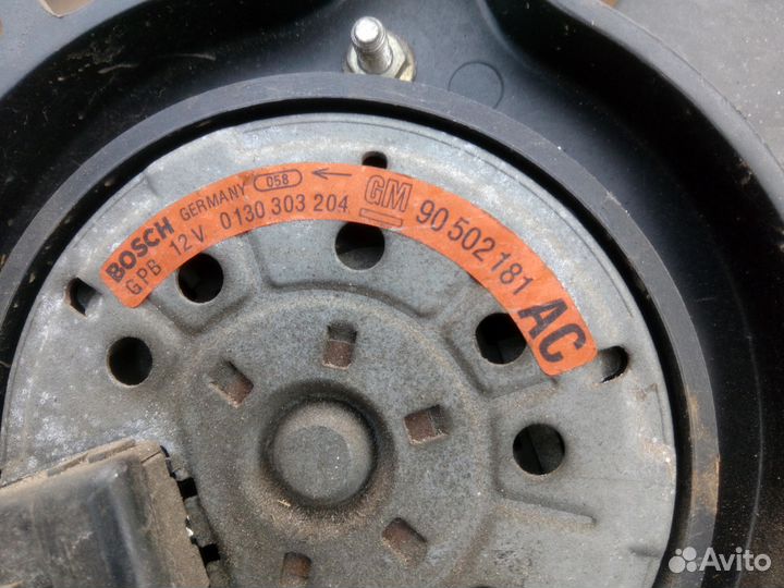 Вентилятор основной X20XEV X25XE на Опель Омега Б