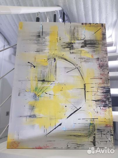 Большая картина Абстракция современная