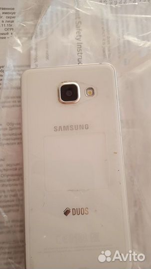 Samsung Galaxy A3 (2016) SM-A310F/DS, 16 ГБ