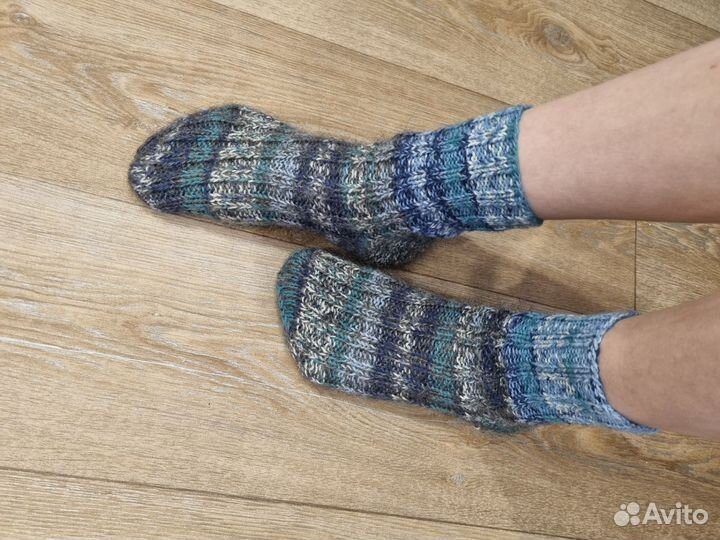 Носки шерстяные ручной работы