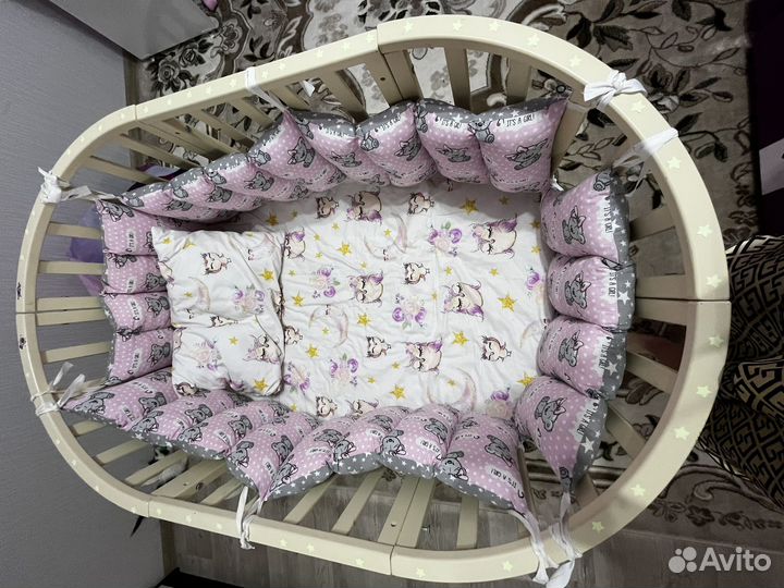 Кроватка для девочки б/у