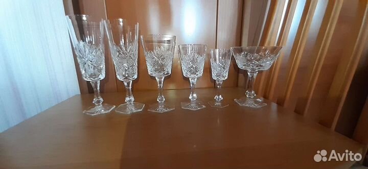 Фужеры,бокалы,рюмки Чехия,Богемия