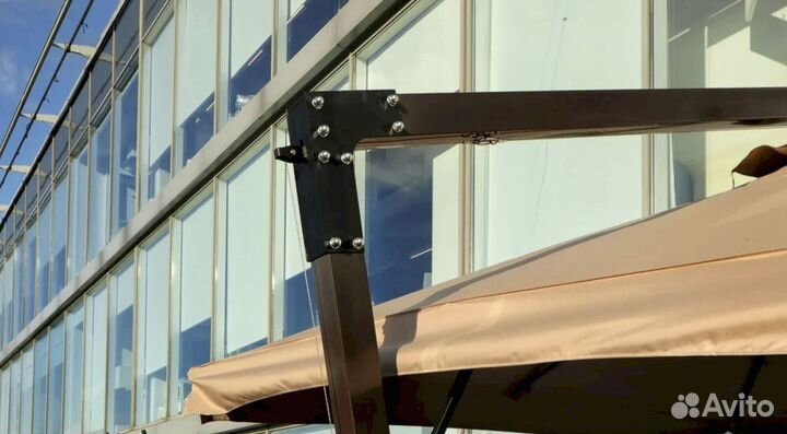 Зонт для дачи и сада. Зонт уличный боковой