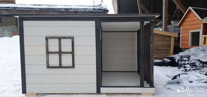Будка для собаки утепленная