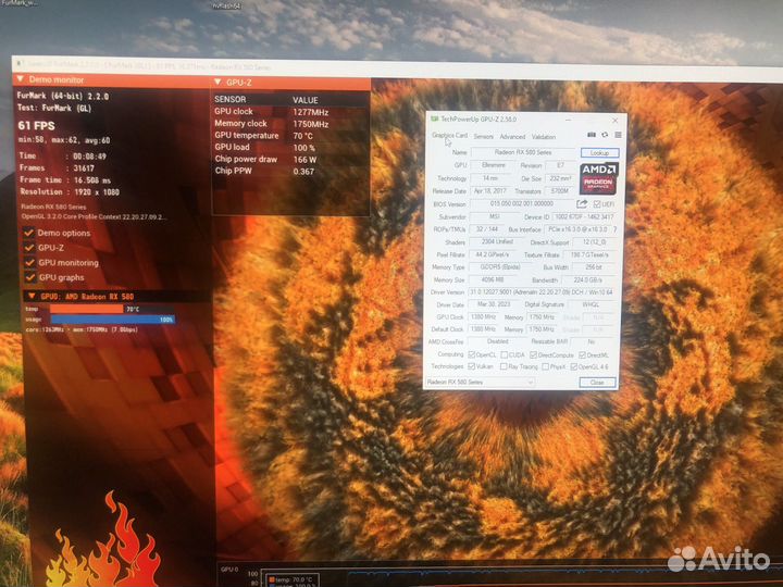 MSI Rx 580 4gb Gaming X