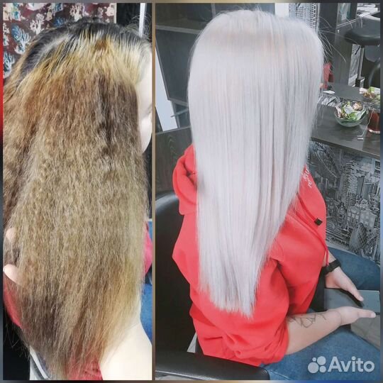 Окрашивание выход из чёрного цвета смывка даже хны