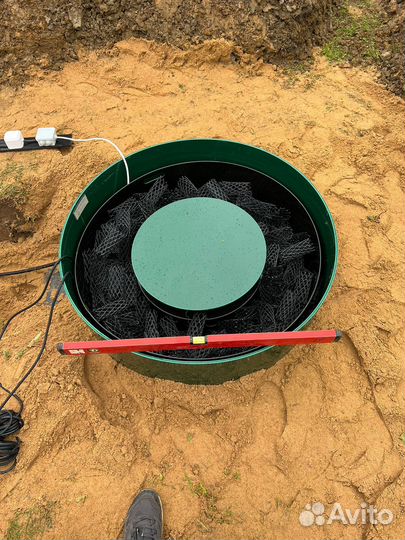 Септик Био на 4 человека, без электричества.Монтаж