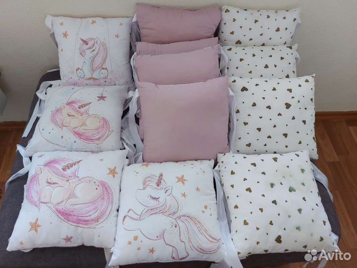 Бортики в детскую кроватку