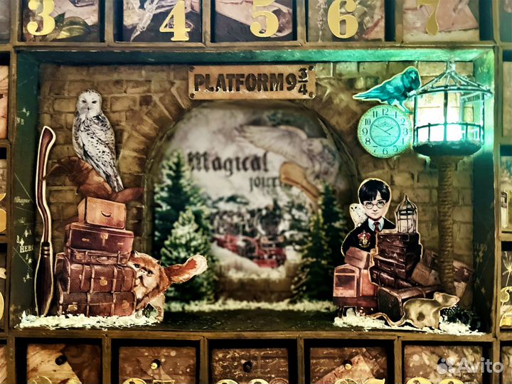 Адвент-календарь Гарри Поттер Платформа 9 3/4