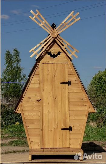 Дачный туалет деревянный BAG342